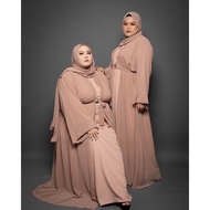 Dian Plusclosette Ammara Abaya Plus Size Long Dress Cardigan Muslimah