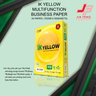 IK YELLOW MULTIFUNCTION BUSINESS PAPER A4 PAPER 70gsm / 80gsm