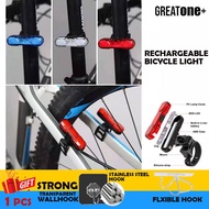USB RECHARGEABLE BICYCLE SAFETY REAR LIGHT AS1010 LAMPU BELAKANG BASIKAL CHARGE MTB RB FOLDING BIKE