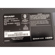 SHARP 4T-C60AH1X QPWBXG924WJN1 RUNTKB748WJN2 RUNTK0334FV power supply mainboard Tcon