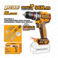 Ingco by Winland P20S/20V Lithium-Ion Cordless Impact Drill 96NM without Battery and Charger CIDLI20