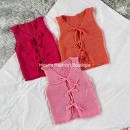 HFB ISLA BKK Knit Tie Vest Top for Kids 4-12 years old