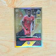 การ์ดฟุตบอล "Gold Limited" A.Devies จาก Topps Match Attax