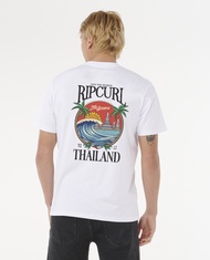 RIP CURL เสื้อยืด 15WMTE RCT M DEST TEE THAI WAT ARUN SUNSET 2025-S2
