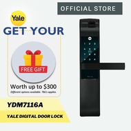 Yale YDM7116A Biometric Digital Door Lock (Matte Black) (COMES WITH FREE GIFTS)
