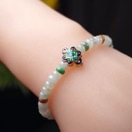 冰種翡翠算盤珠手珠手鍊 | 天然緬甸玉A貨翡翠 | 送禮