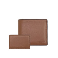 [Coach] Coach wallet (double wallet) F74991 dark saddle CWH leather 2 fold wallet men's [outlet]