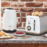 【都會經典早餐組】美國 Oster厚片烤麵包機+快煮壺-共兩款