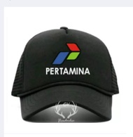 Topi Jaring / Trucker Logo Pertamina/Topi Pertamina MS