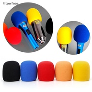 Fitow Colorful Handheld Stage Microphone Windscreen Sponge Foam Karaoke Audio Cover FE