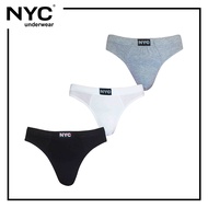 NYC Inside Garter Brief - Assorted (3 in 1) NYC-104