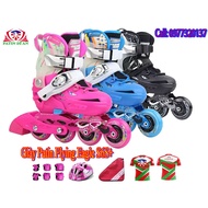 Genuine Flying Eagle S6S Roller Skates (available in 3 Colors) Backpack + protective + Nike Socks