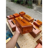 KAYU Minimalist Wooden Tissue Box/Unique Tissue Box/Pine Wood Tissue Box/Wooden Wet Tissue Box