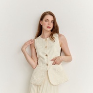 MAVE เสื้อรุ่น Rina vest สี CreamWheat