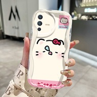 HP Casing For VIVO V23 5G VIVO V23I 5G VIVO V23E 4G V23E 5G VIVO V23 Pro 5G VIVO Y75 Case Cute Cat P