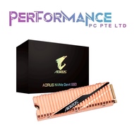 GIGABYTE AORUS NVMe 1.3 PCIe 4.0x4 M.2 SSD 1TB/2TB (R5000 / W4400) w HEATSINK (5 YEARS WARRANTY BY C