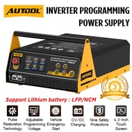 AUTOOL EM385 400A Inverter Programming Power Supply 12V Battery Charger Car Jump Starter For Lithium