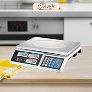 LOVIVER Digital Scale Price Computing Scale for Retail Outlets Kitchen Meat Shop