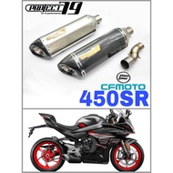 Project79 Exhaust CFMoto 450SR Ekzos Short Slip on Project 79 QPM06 Tabung Muffler CF SR Stainless S