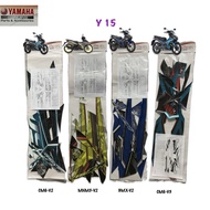 Yamaha Y15 Original stripe sticker coverset [B17-FG000-50