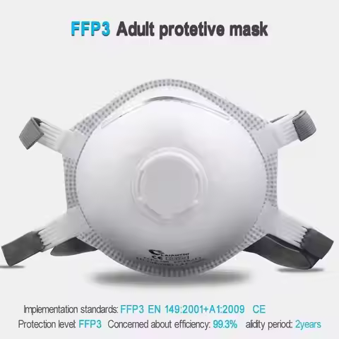 FFP3 Valve CE Cup Type mask Protective masks disposable pm2.5 masks filter Headwear mouth polishing 