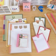 A5/B5/A4 20/26/30 Holes DIY Detachable Removable Loose Leaf Plastic Ring Binder