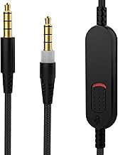 Asobilor Cloud Alpha Cable Replacement for Kingston Hyperx Cloud Mix/Cloud Alpha Gaming Headset, Inline Mute and Volume Control, 3.5mm Audio Aux Cable Cord Wire (No Inline Mic, 4.9Ft)