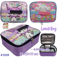 Kuromi Cinnamoroll and McQueen Children's Lunch Bag Sanrio and McQueen Children's Lunch Bag/ Boys' a