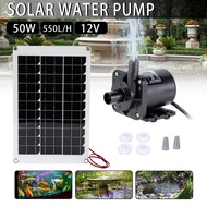 50W Solar Panel DC Interface with Mini Water Pump Outdoor Portable 42 * 27cm Solar Panel