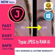 Topaz JPEG to RAW AI ⭐ Full Version ⭐ Windows PC Software | Lifetime Premium
