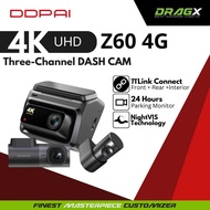 🔥READY STOCK🔥 DDPAI Z60 4K 3CH F/R+GPS+MINI2X