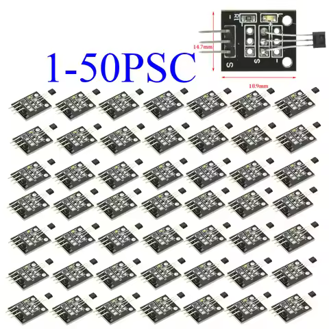 1-50PCS KY-035  Analog Hall Magnetic Sensor Module 49E  For Arduino raspberry pi  stm
