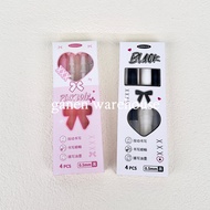 [GW] 4 Pcs Heart Black Ink Pens Liquid Pens