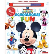 Disney Mickey Mouse Clubhouse: Schoolhouse Fun: A,B,Cs & 1, 2, 3s WIPE CLEAN BOOK by Disney Mickey M