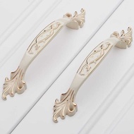 [Cabinet Door Handle] European Ivory White Wardrobe Handle/Modern Simple Cabinet Drawer Handle/White
