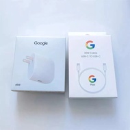 Google 45W Pixelbook USB PD Fast Power Wall US/EU Charger Adapter for Pixel 8 7 6 5 Pro 9Pro Fold 8A