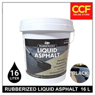 Shelby Rubberized Liquid Asphalt Waterproofing Paint 16 Liters / 1 Pail Black