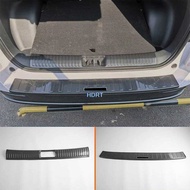 For Toyota BZ3X 2025 + Car Styg Rear Bumper Trunk Guard Cover Tail Boot Plate Threshold Scuff Welco