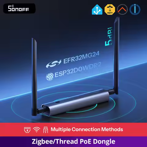 SONOFF Dongle-M Dongle Max Zigbee/Thread PoE Dongle High-Performance Chipset Dual-antenna Supports E
