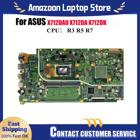 X712DAU Laptop Motherboard For ASUS VivoBook X712D M5050D X712DA X712DK F712D V5000d M712D X712DAP M