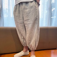 【森織海】男款純亞麻休閒功夫褲