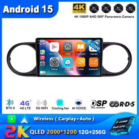 Android 15 Carplay Car Radio For Toyota Corolla Rumion Tacoma Navigation GPS Multimedia Player stere