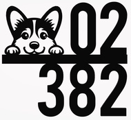Customised House Unit Number Signage | Personalised House Gate Unit Number Plate | Condo Unit Plate 