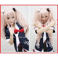 Danganronpa Enoshima Junko Cosplay Costume with Wig - Perfect for Halloween Parties