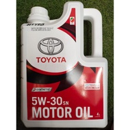 TOYOTA 5W30 FULLY SYNTHETIC ENGINE OIL 4L