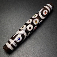 Hidden Area Backflow High-End Noble Collection Art Play Ancient Method Hand Inlaid Silver Tourmaline
