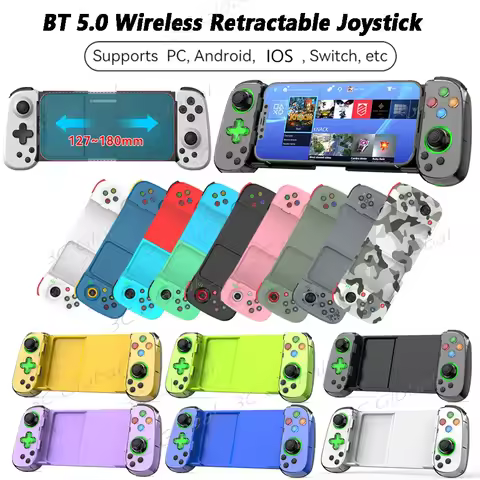 D3/D6/D7 Wireless BT 5.0 Stretchable Game Controller For Phone Android IOS Gamepad Joystick Retracta