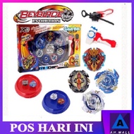 Kids's Beyblade Toys Xd 4pcs Boxed Burst Set With Launcher Stadium Metal Fight Takara Tomy