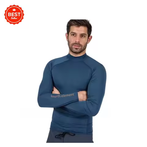 Fourth Element Men Surfing Sun Protection Diving Suit Anti Rash T-Shirt Swimsuit Tight Fitting Long 