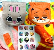 （送正版貼紙）絕版 Zootopia 2 Nick and Judy 迷你小索袋